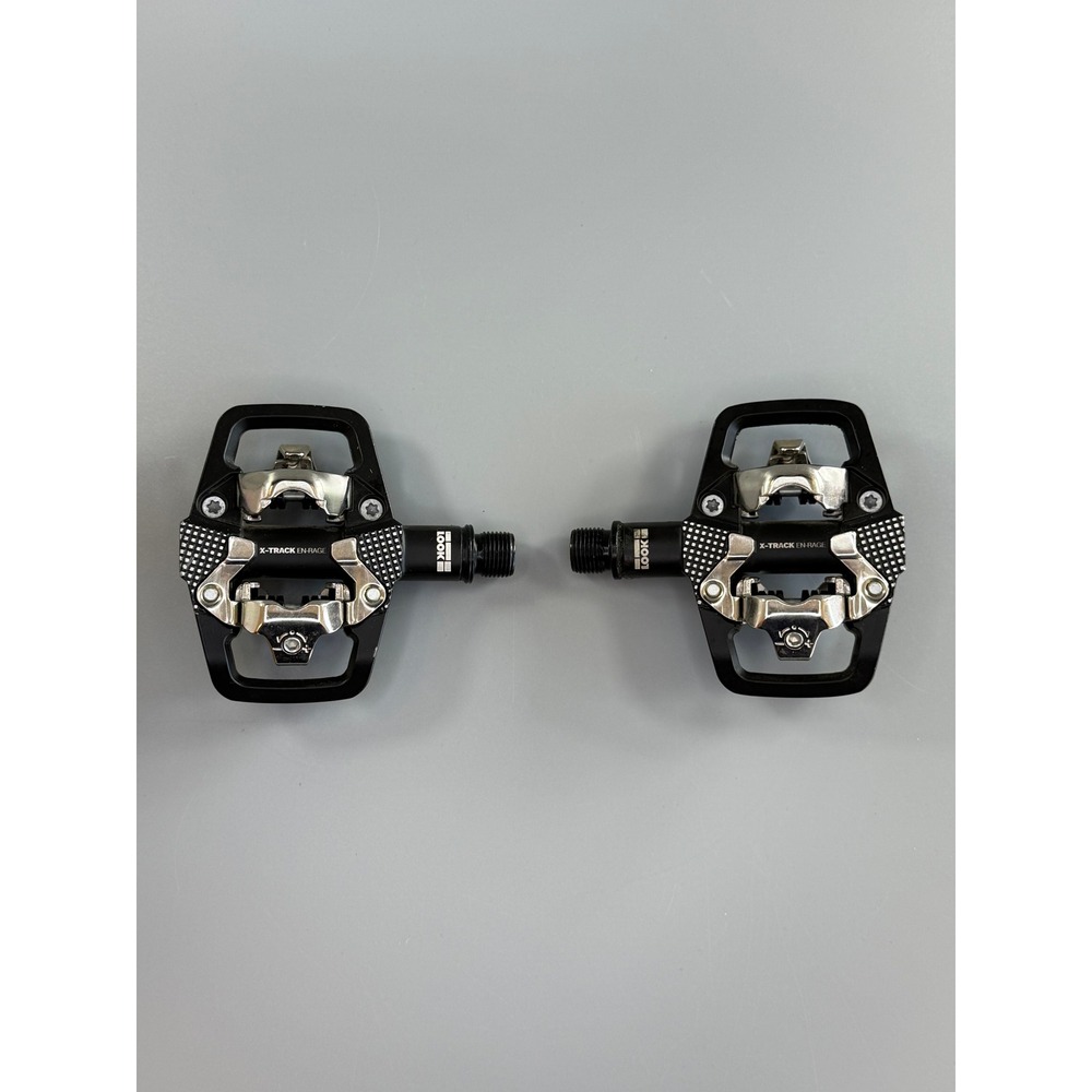 LOOK X-Track EN-RAGE Clipless Bike Pedals Black SPD Compatible Used